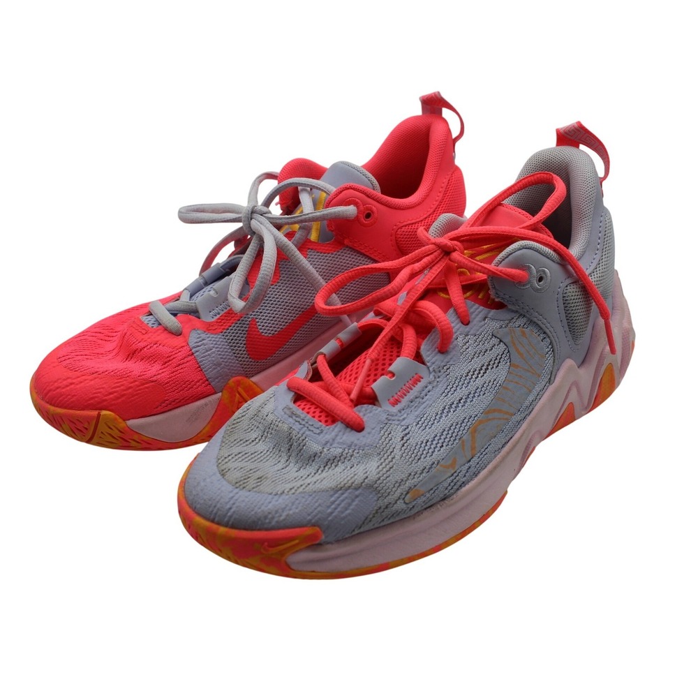 Nike Giannis Immortality 2 Pink Purple Mismatched Basketball Shoes DQ1943-600 4Y